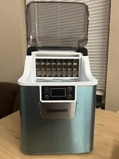 EUHOMY IM-FP Ice Maker Machine Countertop 2 Ways to Add Water Self Cleaning