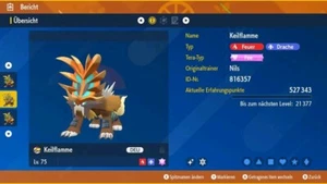 Shiny Keilflamme/6IV /Lv 75/ NatDex| Pokemon Karmesin/Purpur - Bild 1 von 4