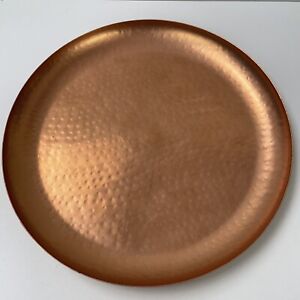 Hammered Copper Plate Fruit Display Solid Copper Plate Decorative