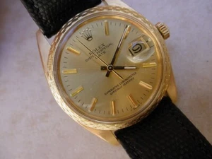 Very Uncommon 18K Gold Rolex Date 1514, Automatic Chronometer, Oyster Case. - Picture 1 of 20