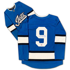 Bobby Hull Autographed Blue Winnipeg Jets Alternate Jersey