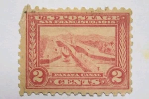 US Scott #402 Mint Disturbed Gum 2 Cent Classic Postage Stamp Panama Canal - Picture 1 of 2