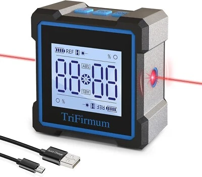 JOAUIAX  3-in-1 Digital Angle Finder & Electronic Level, Laser Level, JMI01 - Image 1 of 4