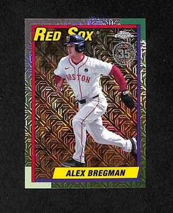 2025 Topps Series 2 Alex Bregman /50 Silver Pack Mojo Gold Refractor #T90C-119 - Picture 1 of 2