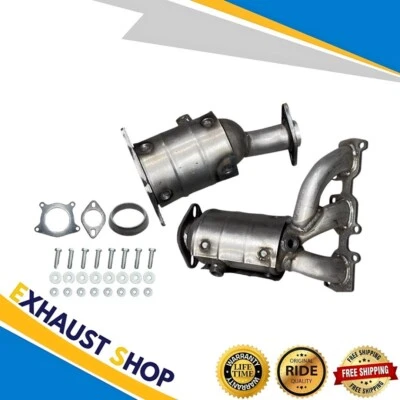 Manifold Converter Fits 2011 2012 2013 2014 2015 Lincoln MKX 3.7L Front In Stock - Image 1 of 4