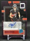 2022 Clearly Donruss Drake London Purple Rated Rookie Auto RC /175 Falcons ***