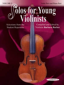 Solos for Young Violinists Volume 5 - Violin/Piano Accompaniment edited by Barbe - Picture 1 of 1