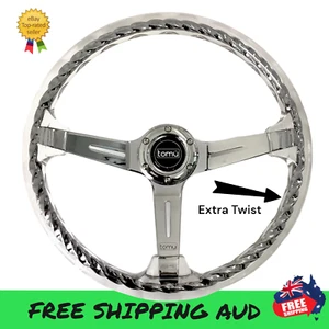 14" 350mm Clear Extreme Twister 2.0 Hitman Steering wheel Tomu - Picture 1 of 16