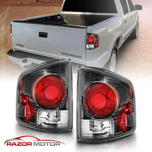 Luces traseras de repuesto de freno trasero negro carbono 94-04 Fit Chevy S10 GMC Sonoma - Imagen 1 de 6