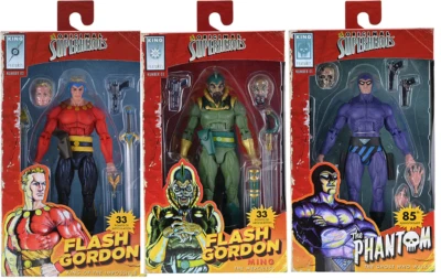 NECA KING The Original Superheroes Phantom Flash Gordon Ming JUEGO COMPLETO NUEVO 2022 Foto 1 de 2