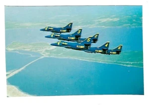 c1980's Aviation Postcard US Navy Blue Angels, Military - Picture 1 of 2