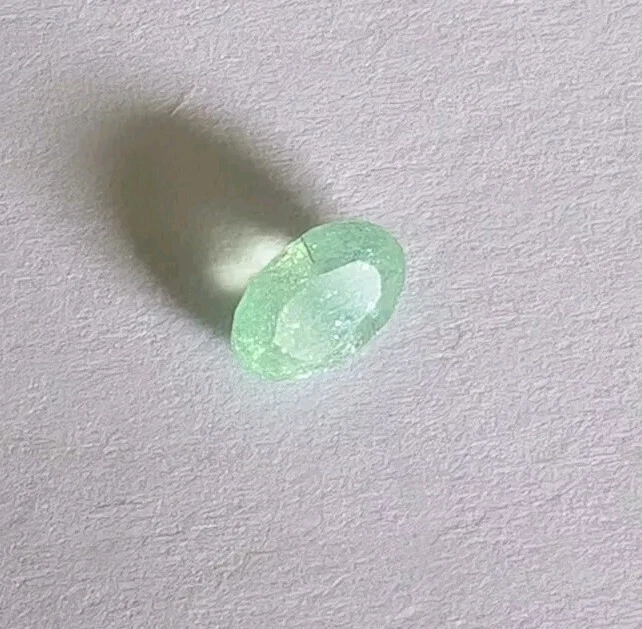 0.44 ct. Paraiba Turmalin Edelstein Oval Schliff Schmuck - Bild 1 von 4