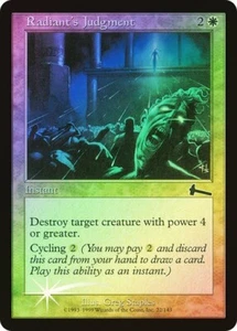Urza's Legacy MTG FOIL Radiant's Judgment Magic - Picture 1 of 2