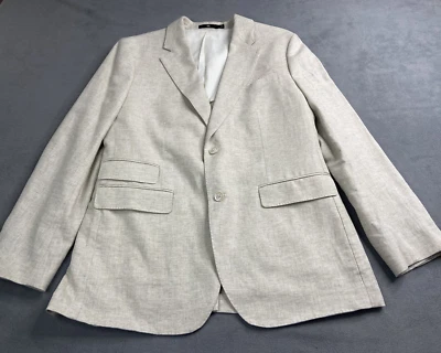 Blazer Banana Republic Para Hombres 44 Regular Lino Delgado Sin Estructura Abrigo Deportivo Boda Foto 1 de 4