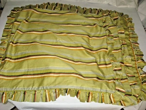 TRES Waverly Williamsburg Custis Jardín Rayas Euro Shams Rayas Rayas Verde 26x26 - Imagen 1 de 4