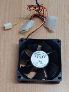 T&T MWP725TH12C DC12V 0.85A 70x70x25MM 7CM fan - Bild 1 von 1