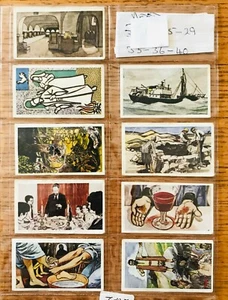 Religious Jesus Parables Bible Stories Unfinished Card Collection Lot Rare (A3) - Picture 1 of 3