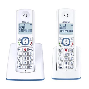 F530 Duo – Schnurloses DECT-Telefon-Set – Großes beleuchtetes Display – Freis... - Afbeelding 1 van 6