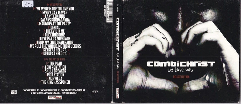 Combichrist -We Love You- 2xCD Deluxe Edition, Out Of Line - Bild 1 von 1