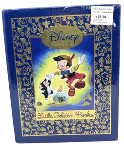 NEW 12 Disney Beloved Classic Little Golden Books Box Set Pinocchio Bambi Sealed - Imagen 1 de 4