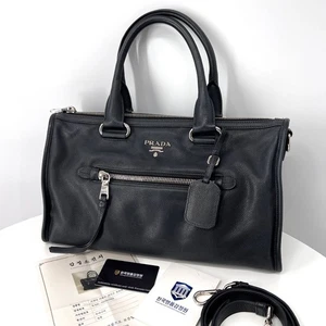 Prada Sac tote en cuir viteloto Dino 12345 148489753 - Picture 1 of 9