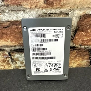 Sandisk LIGHTNING Enterprise Grade 2.5" 400GB SAS SSD SDLTODKM-400G-5CC4 - Photo 1/2