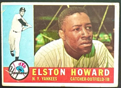 1960 Topps Baseball #65 Elston Howard Low Grade New York Yankees Foto 1 de 2