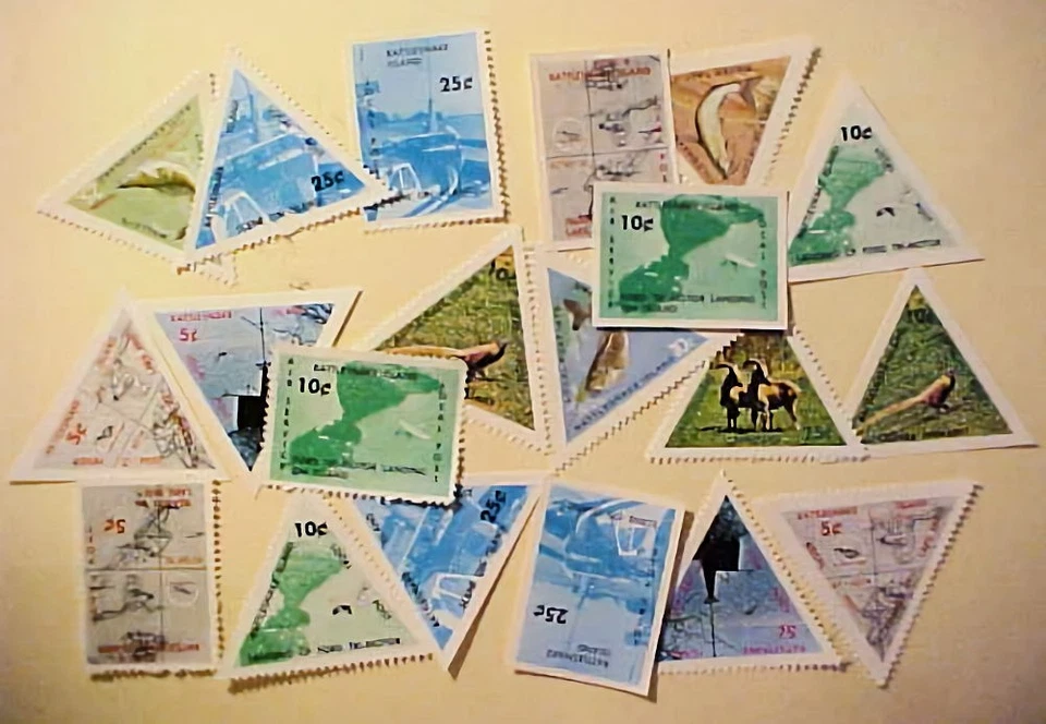 US LOCAL POSTS RATTLESNAKE 21 DIFF MINT NH - Image 1 of 1