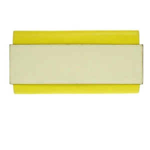 Hermès Passant Long Epson Lime A Stamp 2017 Wallet simple Vintage from japan - Bild 1 von 12