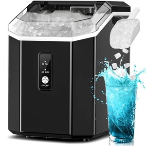 Electactic Nugget Ice Maker Countertop,34lbs/24H,Portable  Ice Maker Machine - Picture 1 of 5