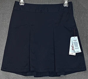 NWT Girls Cat and Jack Pleated Blue School Uniform Skort Size 12 Cotton Blend - Picture 1 of 1