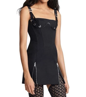 Vestido DION LEE Talla AU UK 10/US 6 Abanico Encaje Cremallera Detalle Corsé Elastizado Mini Foto 1 de 4