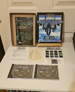 Jane's F-15: The Definitive Jet Combat Simulator Komplett 2 Disc CD ROM BIG BOX - Bild 1 von 8