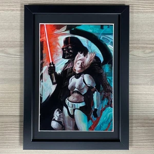 Darth Vader Star Wars Framed Art - Picture 1 of 4