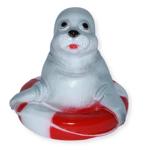 Figura de Jardín Figura Animal Estanque Foca En Salvavidas H 22 CM - Imagen 1 de 4