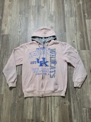 Kentucky Wildcats Hoodie Mens M NCAA Full Zip Spell Out Basketball Sweatshirt - Image 1 of 4