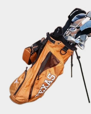 Nike Golf Bag Texas Longhorns Tournament Used Golf Bag NCAA Football Hook Em - Image 1 of 4