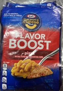 6 Packets Kraft Macaroni & Cheese Flavor Boost PIZZA 2022 Rare Htf - Picture 1 of 3