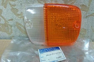 NOS GENUINE MAZDA LUCE RX4 1972-74 LH FRONT SIGNAL LIGHT LENS # 1003-51-073 - Bild 1 von 4