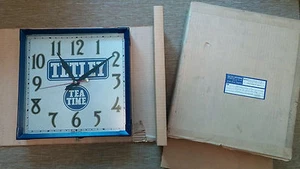 Vintage Tetley Tea "Tea Time" Electric Clock In Original Box 1950's Collectable - Picture 1 of 10