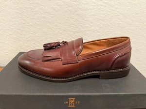 Allen Edmonds Randolph Kiltie Leather Tassel Loafers Dress Shoes Brown US 9 - Picture 1 of 6