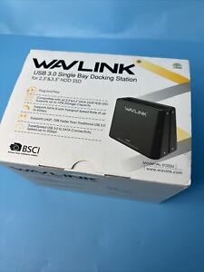WAVLINK USB 3.0 Single Bay Docking Station for 2.5" & 3.5" HDD SSD SATA I/II/III