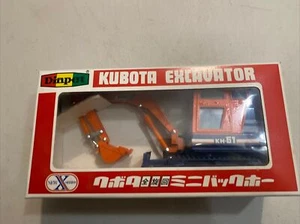 Yonezawa Toys Kubota Excavator KH 61 Diapet New Old Stock - Picture 1 of 9