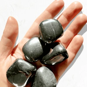 Hämatit — Hämatit Kristall/Trommelstein - Bild 1 von 2