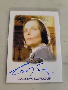 2015 The Women of Star Trek Carolyn Seymour as Mrs Templeton Autograph  - Picture 1 of 2