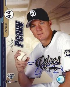 Jake Peavy autographed 8x10 San Diego Padres Free Shipping #S936 - Picture 1 of 1