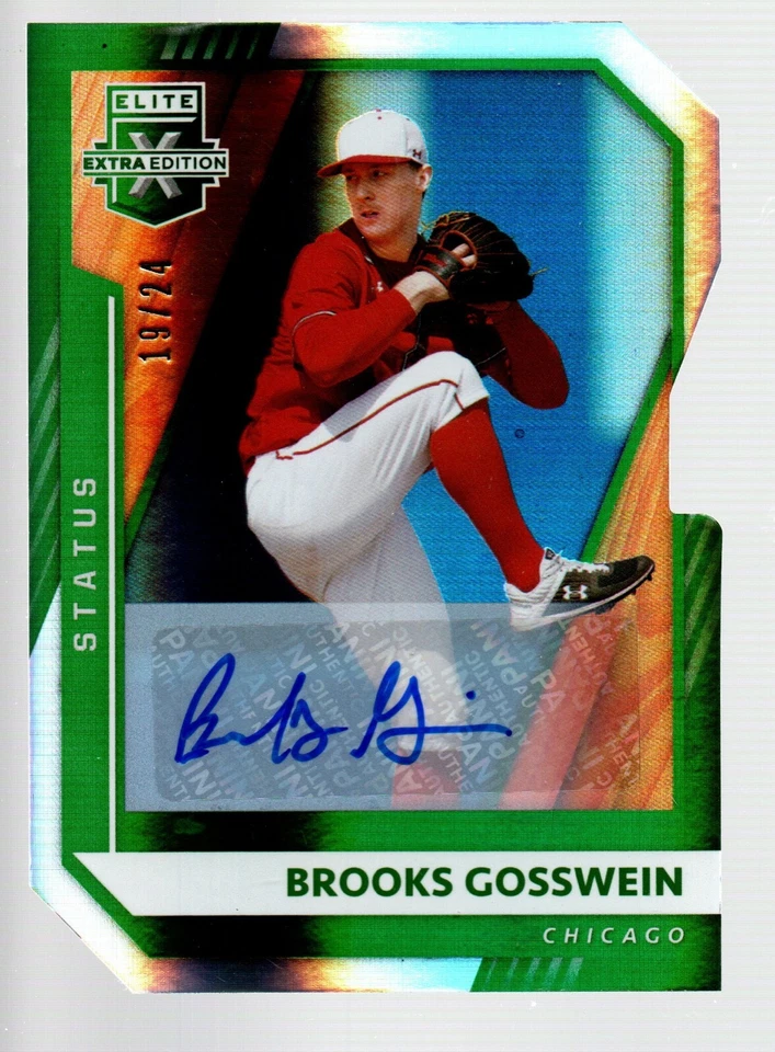 2021 Elite Extra Edition Auto Status Die Cut #124 Brooks Gosswein 19/24 - Image 1 of 1