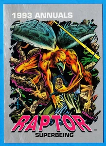 Tarjeta Raptor de 1993 Avengers West Coast anual # 8 tarjeta #21 (en muy buen estado-excelente) - Imagen 1 de 2