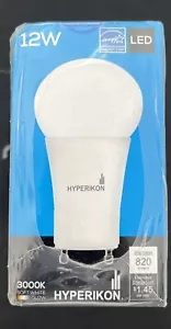 Lot Of 3 - Hyperikon LED 4 Bulbs A19 GU24 Base 12w 3000k - New - Picture 1 of 10