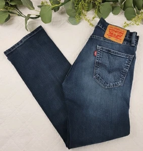 Levis Men's 505 Medium Blue Straight Leg Jeans Size 30 x 30 - Picture 1 of 12